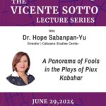 Vicente Sotto Lecture 2024 June