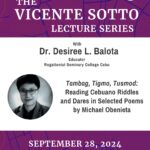 Vicente Sotto Lecture 2024 September